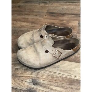 Men's Birkenstock Boston clogs oiled leather finish 285/44 Size 11-11.5 US